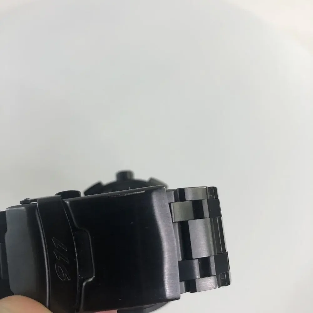 Rare Porsche Design 911 Turbo S Classic Chronograph Watch Black Limited Edition